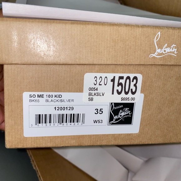 **SOLD**Christian Louboutin So Me spike sandal 35 - Picture 10 of 10